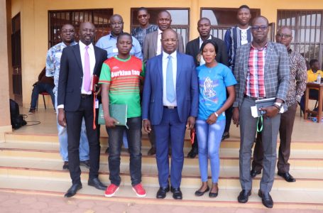 Football : échanges directs entre Lazare Banssé et l’Association des Journalistes Sportifs du Burkina