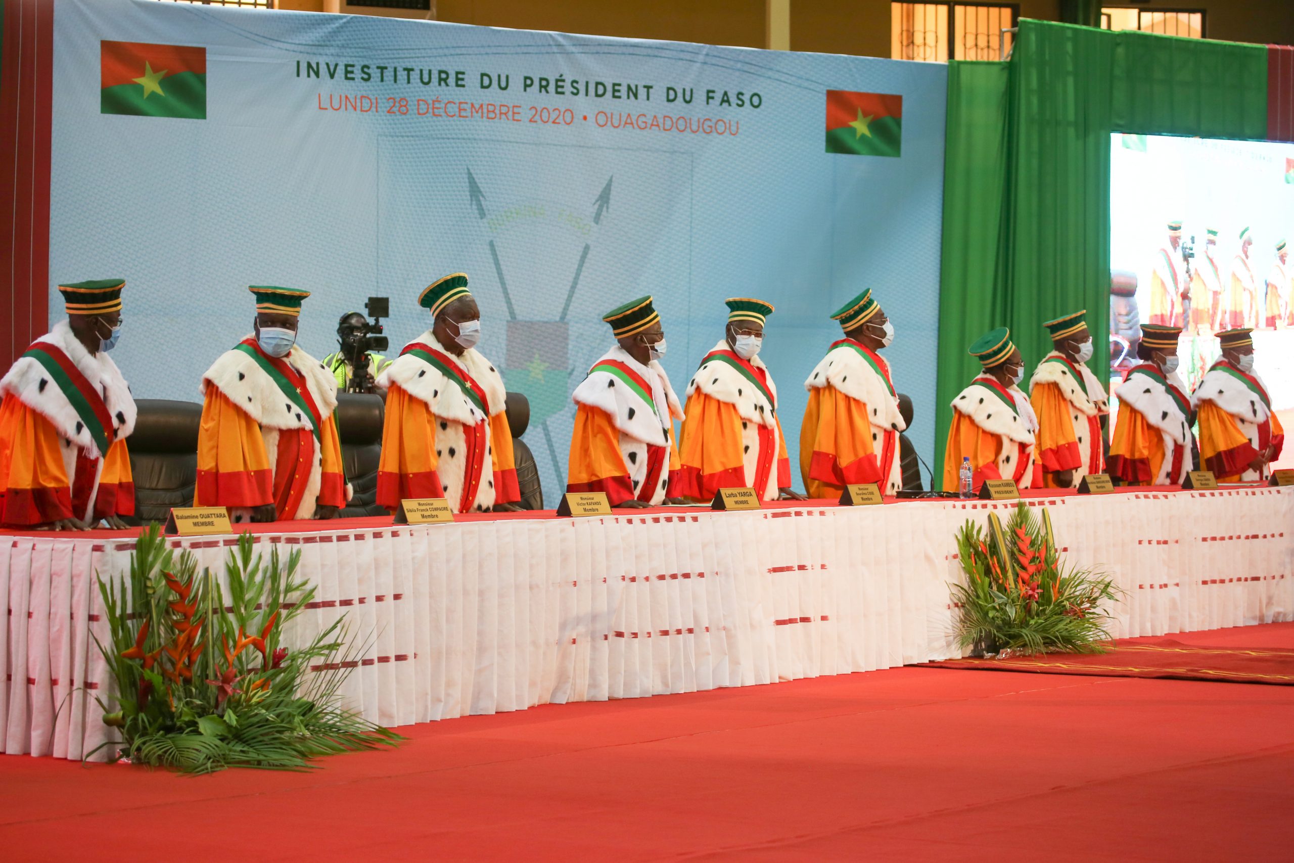 Prestation de serment de Roch Kaboré : le discours intégral du président du Conseil constitutionnel, Kassoum Kambou