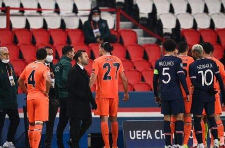 Ligue des champions : PSG-Basaksehir interrompu pour propos racistes supposés du 4è arbitre