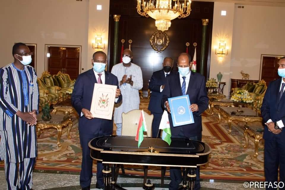 Ouagadougou-Djibouti : trois accords de coopération pour renforcer les liens