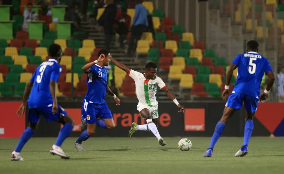 CAN U20 Le Burkina s’impose face à la Centrafrique et Nino Bazié homme du match