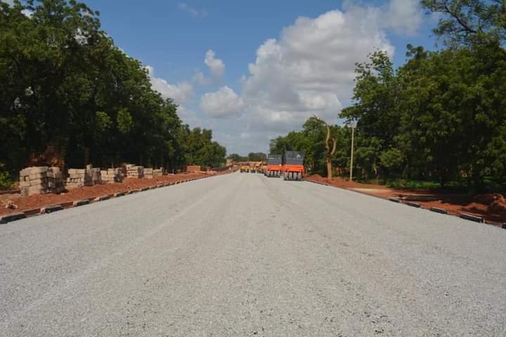 BITUMAGE DE LA ROUTE KANTCHARI-DIAPAGA: Les travaux quasi terminés avec un taux d’exécution de 82% !