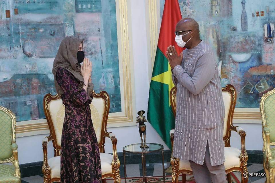 Journée mondiale des réfugiés : célébré autrement avec le président du Faso et la présence de Angélina Jolie