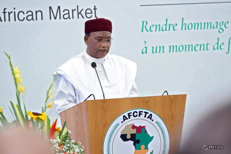 Zone de libre Echange continentale africaine : hommage au président Mahamadou Issoufou