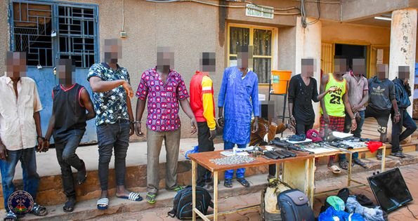 Criminalité urbaine : plusieurs foyers de présumés délinquants démantelés par la police nationale à Ouagadougou