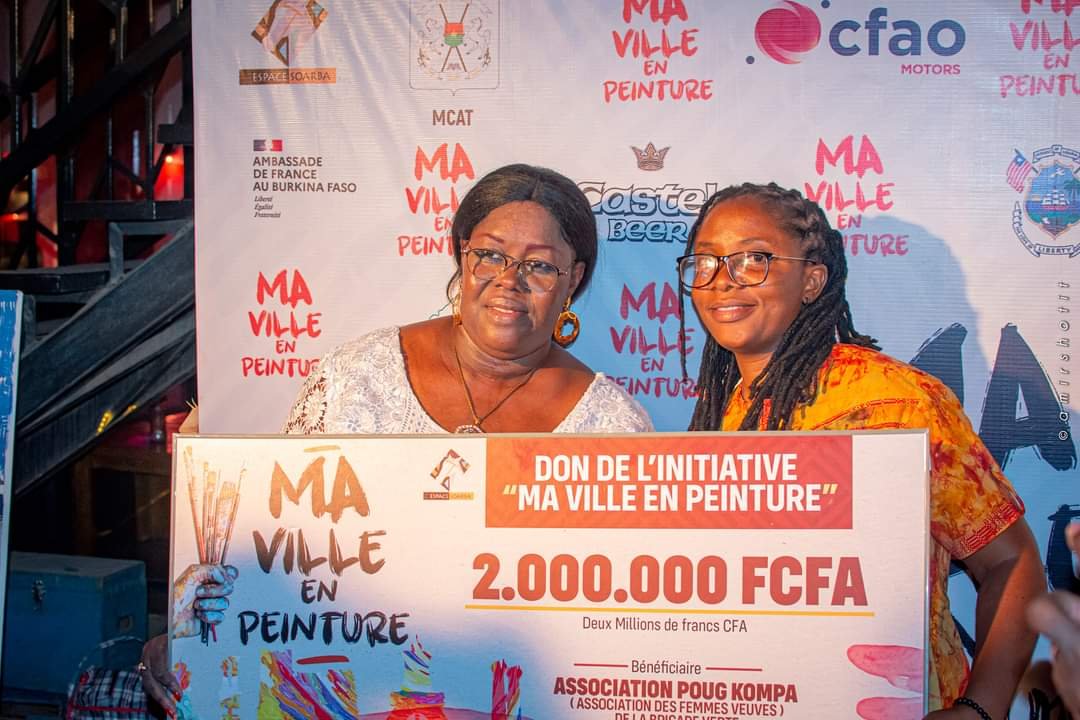 Ma ville en peinture : Les femmes de la brigade verte bénéficient de 2 millions F FCA