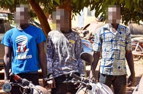 Lutte contre la criminalité urbaine : Trois (03) présumés malfrats mis aux arrêts par la Police Nationale à Ouagadougou. 