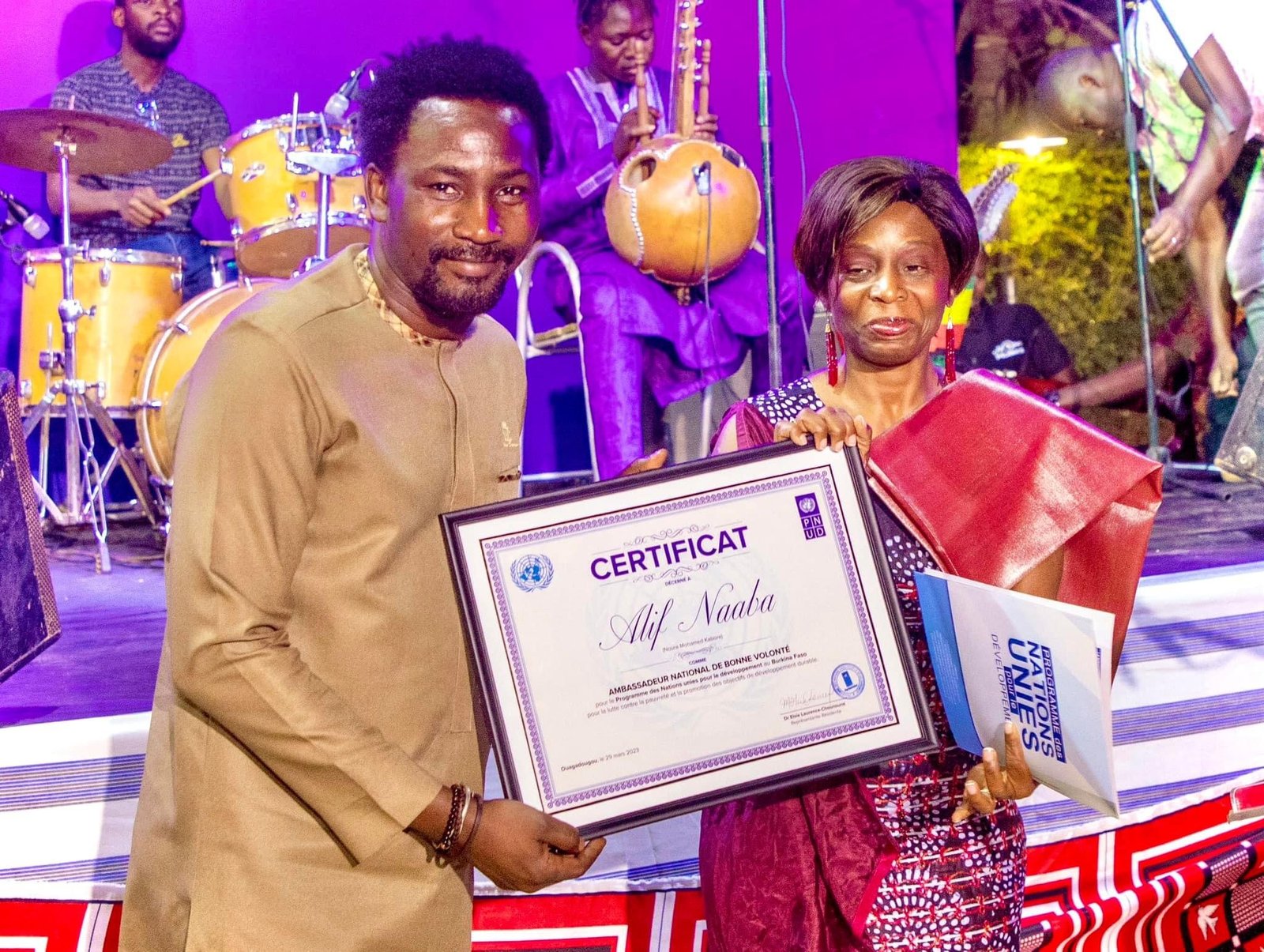 Burkina Faso : Alif Naaba fait ambassadeur de bonne volonté du PNUD Burkina Faso  