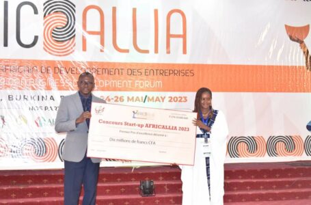 Africalia 2023: La beninoise Kini Biayou Marise Mireille remporte le 1er prix du concours start Up d’une valeur de 10millions CFA