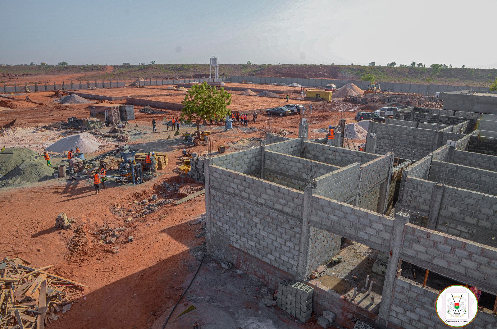 Usine de transformation de tomate de Bobo-Dioulasso : les travaux avancent bien à la satisfaction de tous