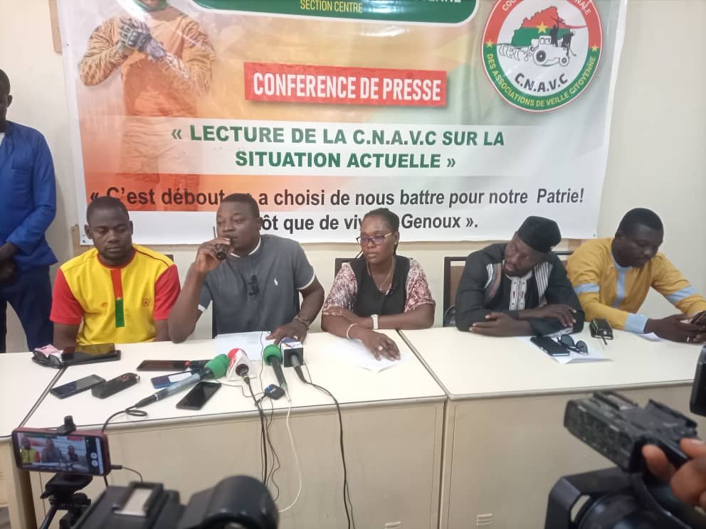 Tentatives de déstabilisation : La Coordination Nationale des Associations de Veille Citoyenne  (C.N.A.V.C) appelle à la solidarité régionale envers le Burkina Faso