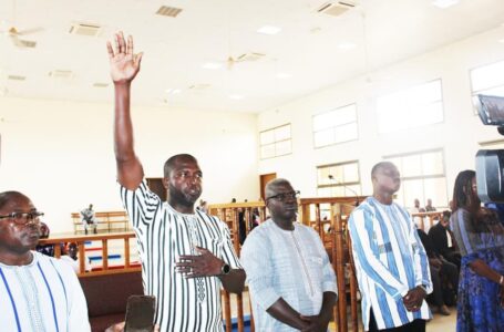 Prestation de serment des membres de la CARFO: 7 agents contrôleurs devant le tribunal de grande instance Ouaga II