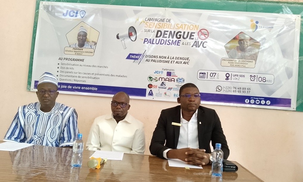 Santé/ Sensibilisation : La JCI Ouaga Golden combat la dengue, le paludisme et les AVC