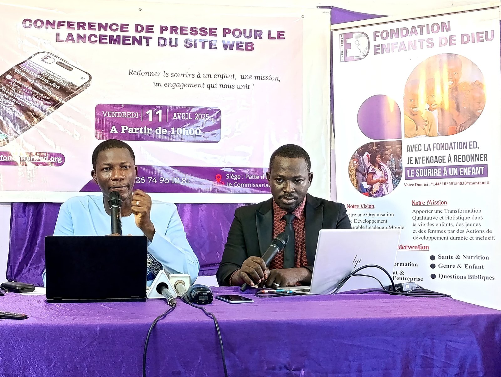Burkina Faso : La Fondation Enfant de Dieu lance son site web pour élargir son impact humanitaire