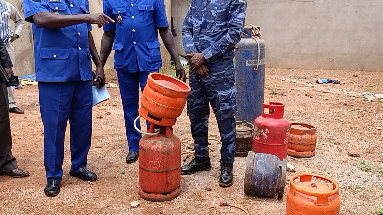Ouagadougou : un réseau de reconditionnement illégal de gaz butane démantelé‎